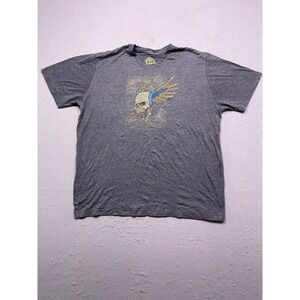 Anchor Blue T-Shirt 100% Cotton Heather Gray XL Mens